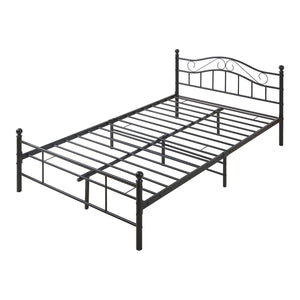 Łóżko metalowe Florenz 120x200 cm z materacem z zimnej pianki lub bez w różnych kolorach kolory [en.casa]