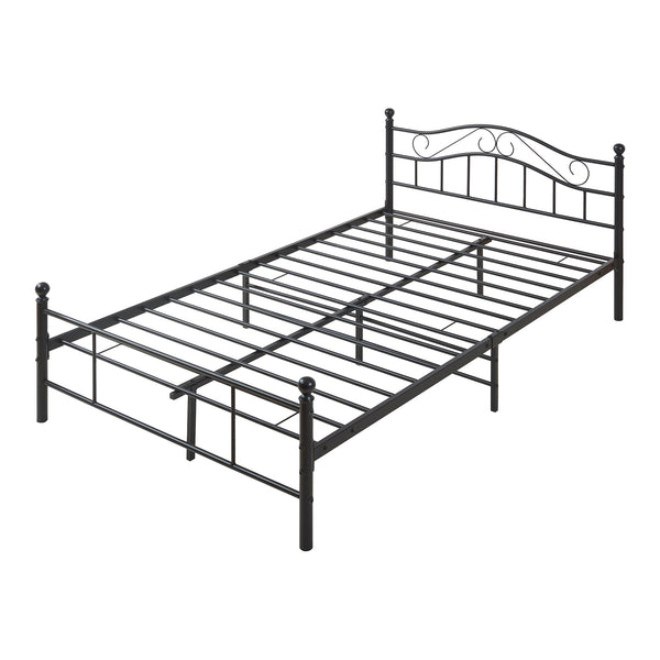 Łóżko metalowe Florenz 120x200 cm z materacem z zimnej pianki lub bez w różnych kolorach kolory [en.casa]