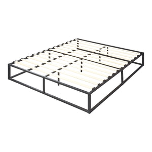 Łóżko metalowe Kreta czarne w różnych rozmiarach rozmiary [en.casa]