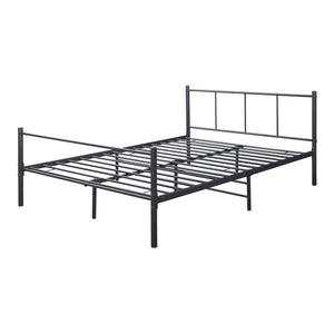 Łóżko metalowe Laos czarne w różnych rozmiarach rozmiary [en.casa]