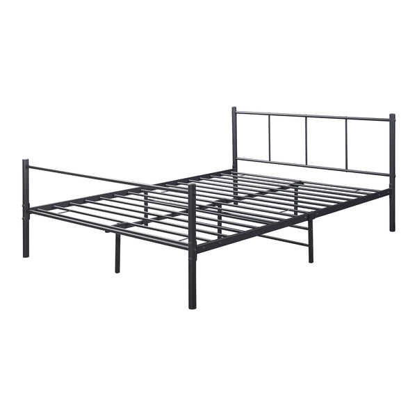 Łóżko metalowe Laos czarne w różnych rozmiarach rozmiary [en.casa]