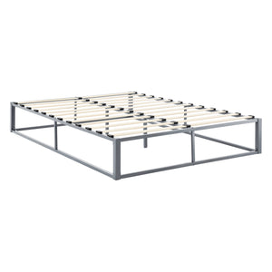 Łóżko metalowe Kreta z materacem z pianki zimnej w różnych kolorach i rozmiarach [en.casa]