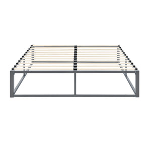 Łóżko metalowe Kreta z materacem z pianki zimnej w różnych kolorach i rozmiarach [en.casa]