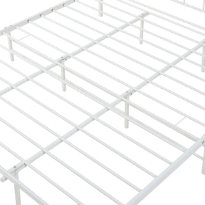 Łóżko metalowe Florence z materacem [en.casa]