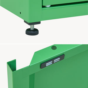 Metalowa szafka Burlöv [en.casa]