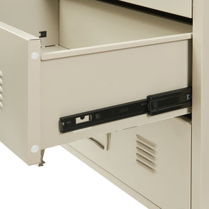 Metalowa szafka Hämeenlinna [en.casa]