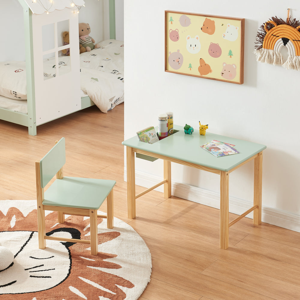 Biurko dziecięce z krzesłem Skjåk [en.casa]