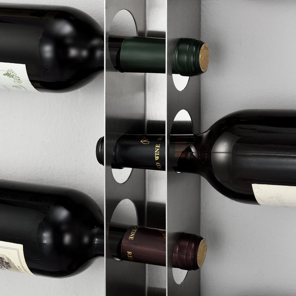 Stojak na wino Pfalz stal nierdzewna en.casa