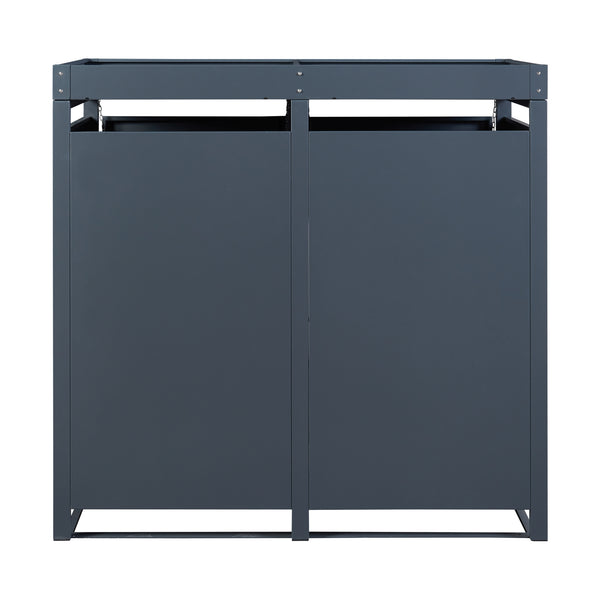 Pojemnik na odpady Valkeakoski antracytowy w różnych rozmiarach. rozmiary [en.casa]