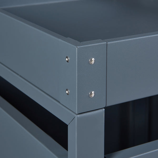 Pojemnik na odpady Valkeakoski antracytowy w różnych rozmiarach. rozmiary [en.casa]