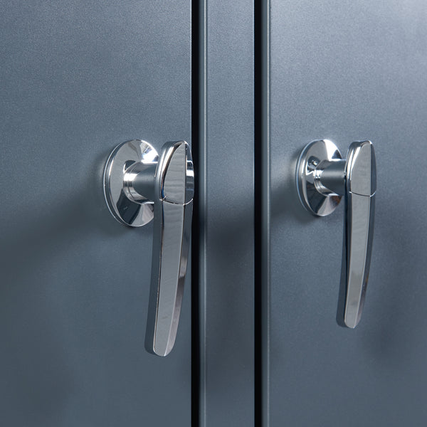 Pojemnik na odpady Valkeakoski antracytowy w różnych rozmiarach. rozmiary [en.casa]