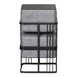 Wielofunkcyjny stołek Tas z możliwością sztaplowania [en.casa]