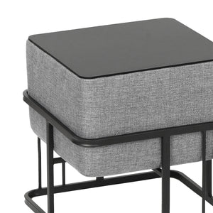 Wielofunkcyjny stołek Tas z możliwością sztaplowania [en.casa]