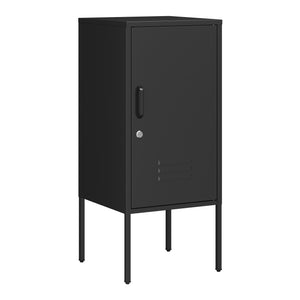Szafka nocna Hausjärvi 82x35x35 cm Uchwyt drzwi lewy stalowy [en.casa]