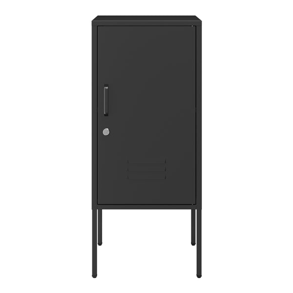 Szafka nocna Hausjärvi 82x35x35 cm Uchwyt drzwi lewy stalowy [en.casa]