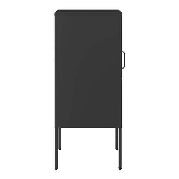 Szafka nocna Hausjärvi 82x35x35 cm Uchwyt drzwi lewy stalowy [en.casa]