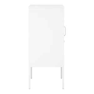 Szafka nocna Hausjärvi 82x35x35 cm Uchwyt drzwi lewy stalowy [en.casa]