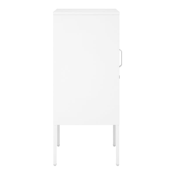 Szafka nocna Hausjärvi 82x35x35 cm Uchwyt drzwi lewy stalowy [en.casa]