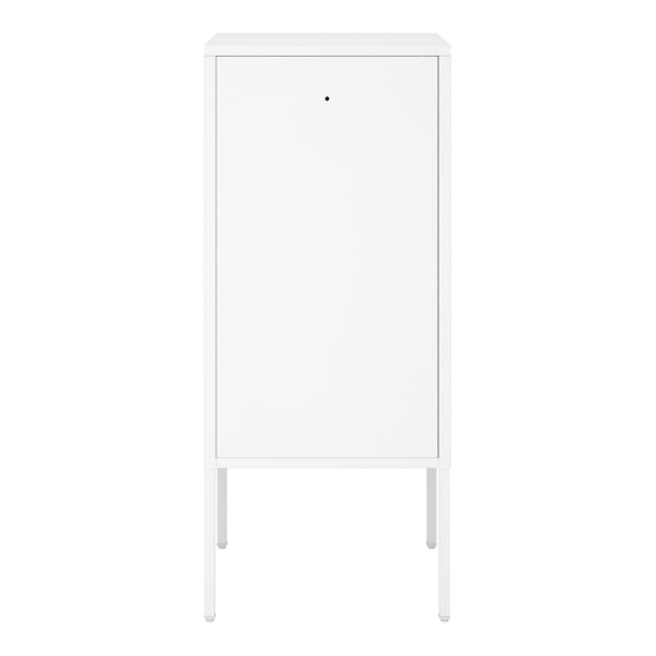 Szafka nocna Hausjärvi 82x35x35 cm Uchwyt drzwi lewy stalowy [en.casa]