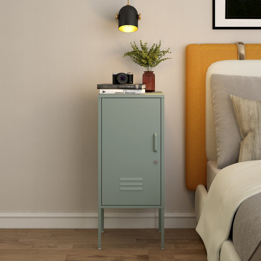 Nachtschrank Hausjärvi 82x35x35 cm Stahl [en.casa] - premiumXL