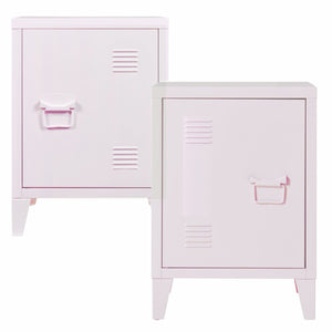 Szafka nocna Inari zestaw 2 drzwi uchwyt prawy i lewy [en.casa]