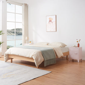 Szafka nocna Inari zestaw 2 drzwi uchwyt prawy i lewy [en.casa]