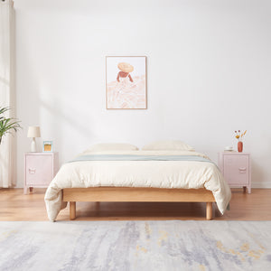 Szafka nocna Inari zestaw 2 drzwi uchwyt prawy i lewy [en.casa]