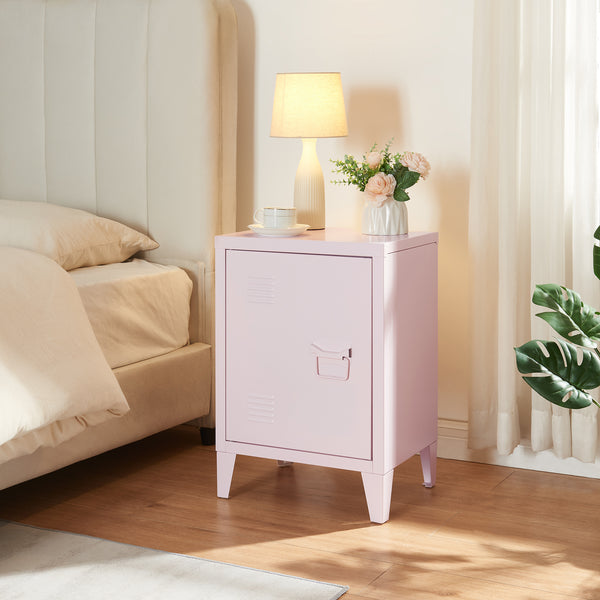 Szafka nocna Inari zestaw 2 drzwi uchwyt prawy i lewy [en.casa]