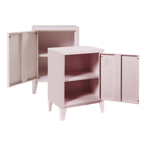 Szafka nocna Inari zestaw 2 drzwi uchwyt prawy i lewy [en.casa]