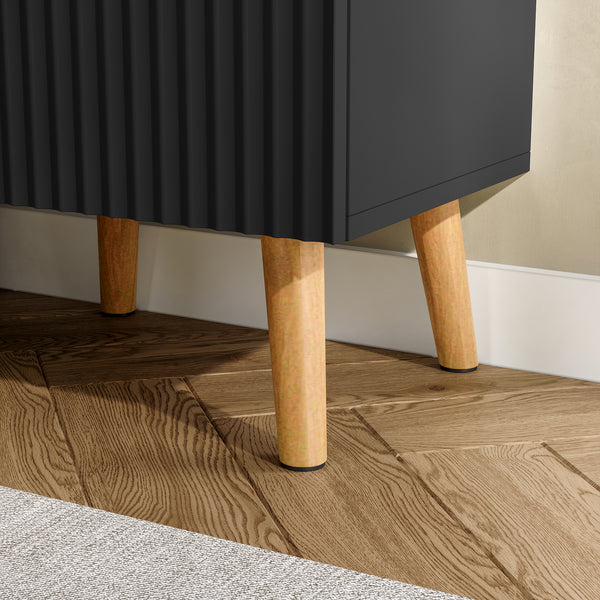 Stolik nocny Nand 2 szuflady [en.casa]