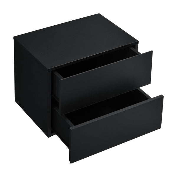 Wisząca szafka nocna Ampfing z 2 szufladami w różnych kolorach kolory [en.casa]