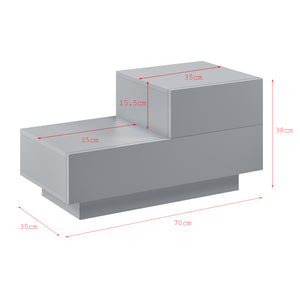 Stolik boczny Sebokeng prawy 38x70x35 cm w różnych kolorach kolory en.casa