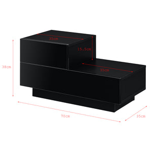 Stolik boczny Sebokeng lewy 38x70x35 cm w różnych kolorach kolory en.casa