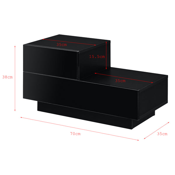 Stolik boczny Sebokeng lewy 38x70x35 cm w różnych kolorach kolory en.casa