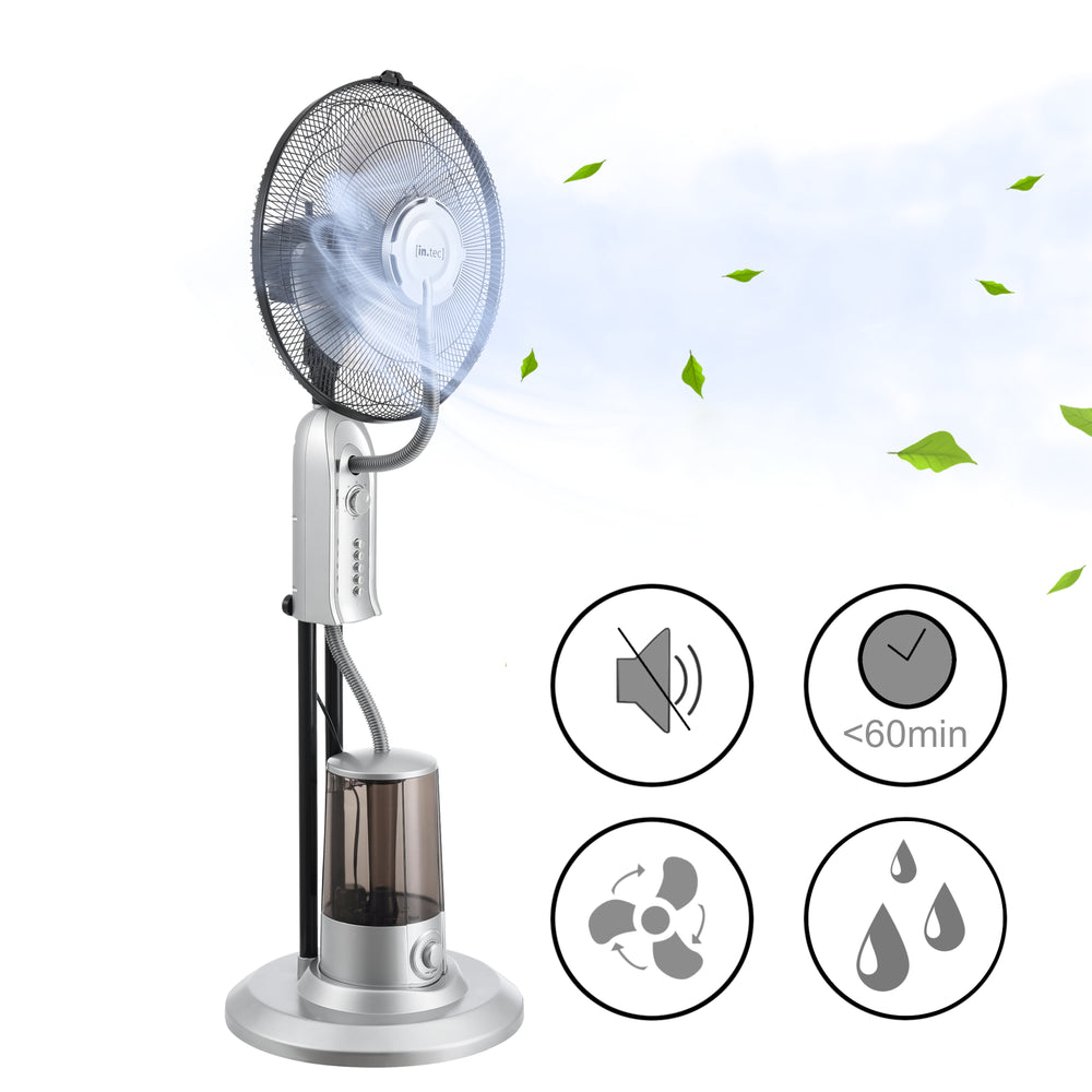 Wentylator mgłowy Ninove 75W z mgłą wodną in.tec