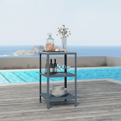 Półka stojąca zewnętrzna Bolognano 92x50x50 cm [casa.pro]