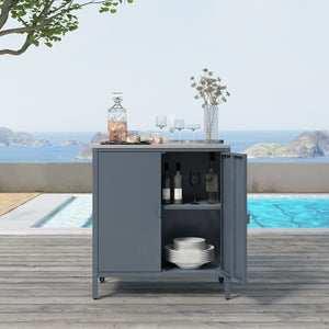 Szafka zewnętrzna Bolognano 92x80x50 cm [casa.pro]