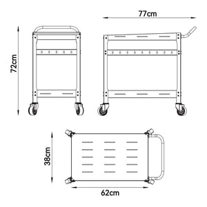 Wózek do serwowania na zewnątrz Bard [casa.pro]