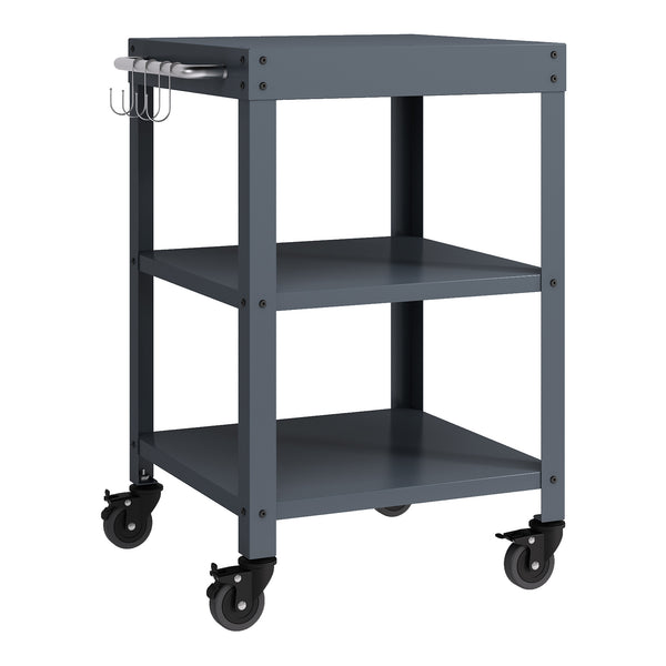 Wózek do serwowania na zewnątrz Bolognano stal 81x50x50 cm [casa.pro]