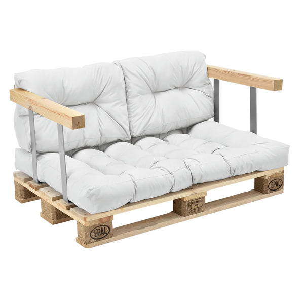 Poduszki na palety do użytku wewnętrznego Mogán Poduszka na siedzisko Poduszka na oparcie w różnych kolorach [en.casa]