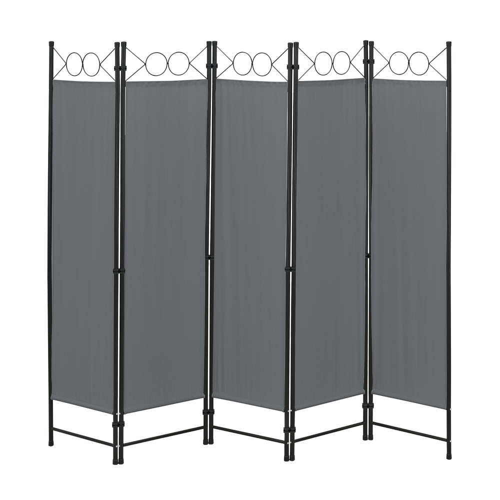 Raumteiler Saragossa 5 - teilig 200x171 cm versch. Farben en.casa - premiumXL