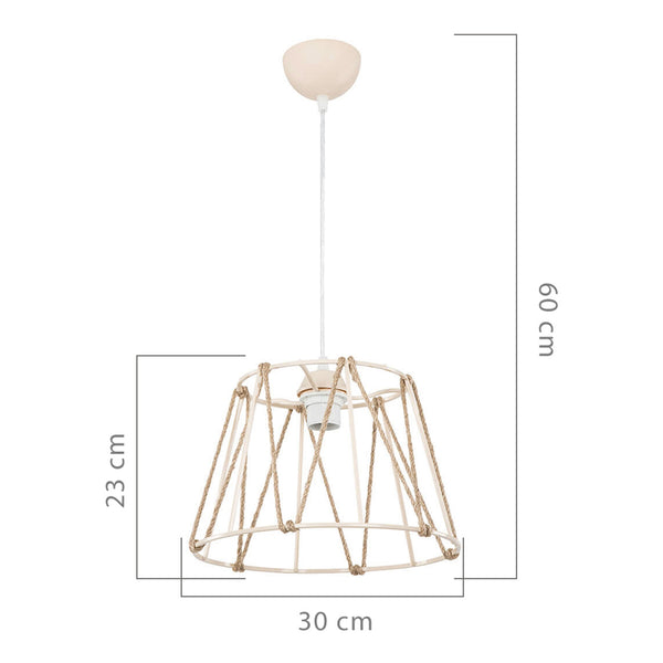 Lampa wisząca Halifax E27 w różnych kolorach [lux.pro]