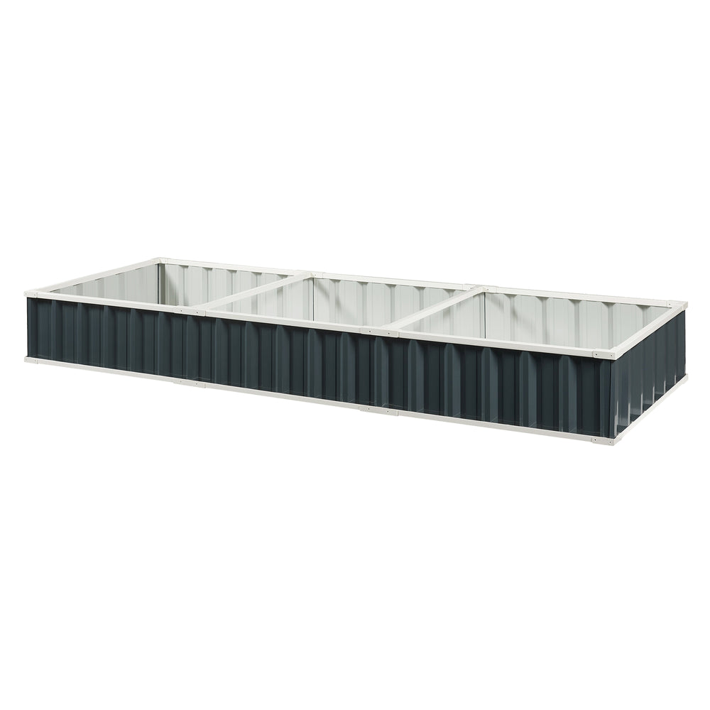 Łóżko podwyższone Albrandswaard 258x90x30 cm antracyt [en.casa]