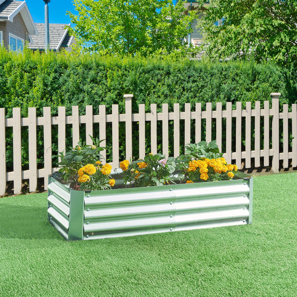 Sadzarka Celano stal srebrna [en.casa]