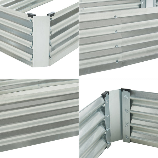 Sadzarka Celano stal srebrna [en.casa]