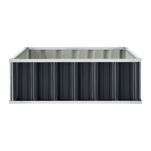 Łóżko do sadzenia Zevenaar stalowe antracytowo-szare w różnych rozmiarach. rozmiary [en.casa]