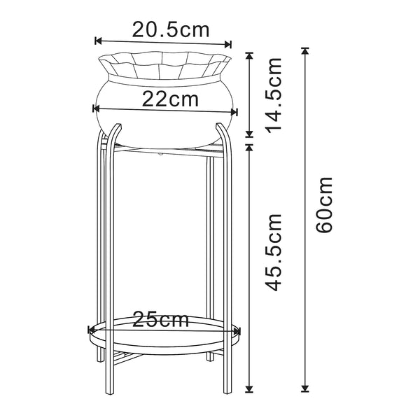 Stojak na kwiaty Altena [en.casa]