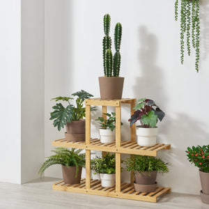 Regał na rośliny Halsua 60x72x28 cm Stolik na kwiaty [en.casa]