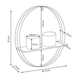 Regał na rośliny Vestby metalowy w różnych rozmiarach [en.casa]