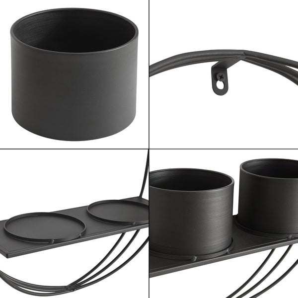 Regał na rośliny Vestby metalowy w różnych rozmiarach [en.casa]